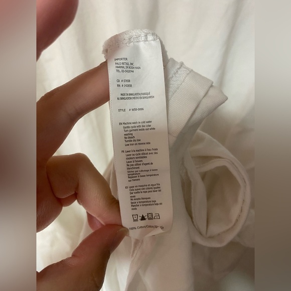 Forever 21 White Short Sleeve Tee - Picture 3 of 3